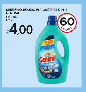 Bennet Detersivo liquido per lavatrice 5 in 1 general offerta