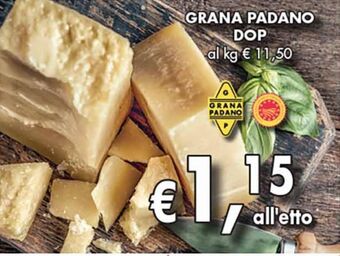 Supermercato Coal Grana padano dop offerta