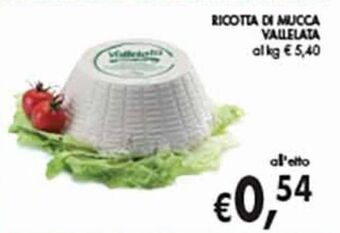 Supermercato Coal Ricotta di mucca vallelata offerta