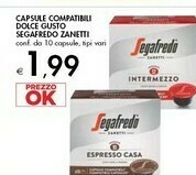 Segafredo Zanetti Capsule Compatibili Dolce Gusto