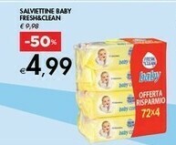 Bennet Fresh & Clean Salviettine Baby offerta