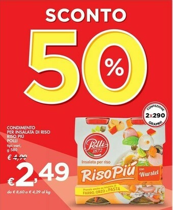 Bennet Polli Condimento Per Insalata Di Riso Piu offerta