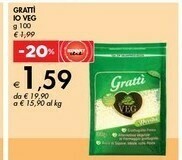 Bennet Io Veg - Grattì Grattugiato Fresco 100 G(ml) offerta