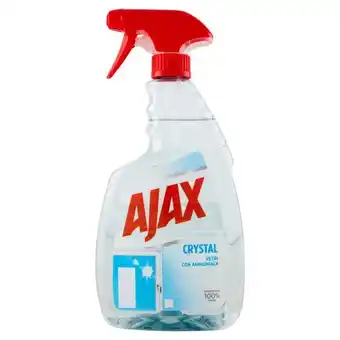 Bernava Ajax detersivo spray crystal vetri 100% anti-alone 750 ml offerta