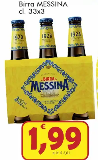 Paghi Poco Messina Birra 33x3cl offerta