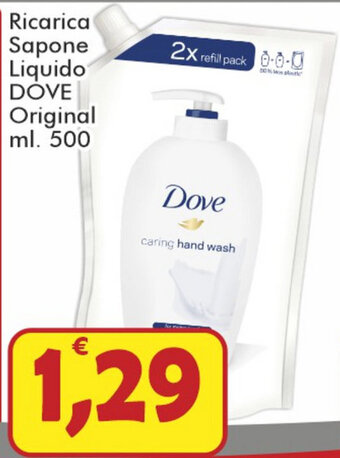 Paghi Poco Dove Ricarica Sapone Liquido Original 500ml offerta
