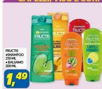 Risparmio Casa Garnier Fructis Shampoo 250 ML offerta