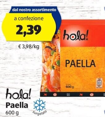 ALDI Hola! Paella 600 g offerta