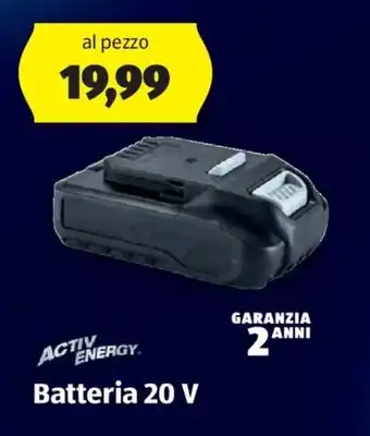 ALDI Activ Energy Batteria 20 V offerta