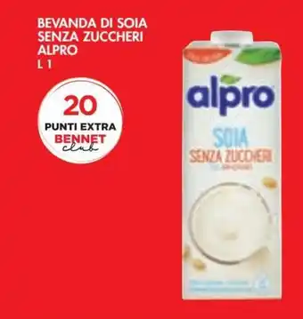 Bennet Alpro Bevanda di Soia Senza Zuccheri L 1 offerta