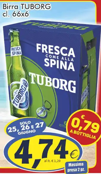 Paghi Poco Tuborg Birra 66x6cl offerta