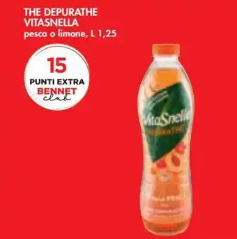 Bennet Vitasnella The Depurathe pesca o limone, L 1,25 offerta