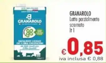Cash & Carry Grossy Granarolo Latte parzialmente scremato lt 1 offerta