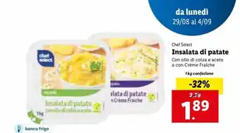 Lidl Insalata di patate 1 kg offerta
