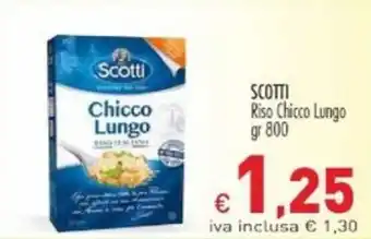 Scotti Riso Chicco Lungo gr 800