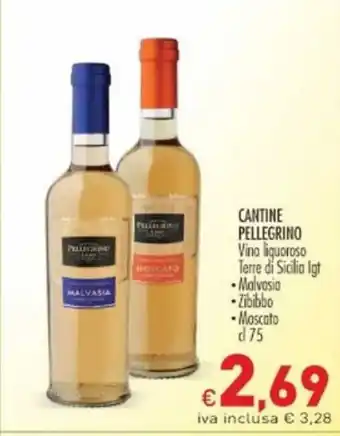 Cantine Pellegrino Vino liquoroso Terre di Sicilia Igt Malvasia/Zibibbo/Moscato cl 75
