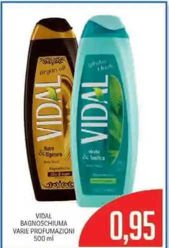 Vidal Bagnoschiuma Varie Profumazioni 500ml