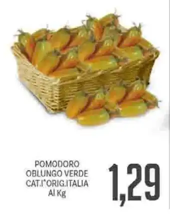 Supermercati Piccolo Pomodoro Oblungo Verde offerta