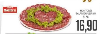 Supermercati Piccolo Montorsi Salame Giuliano offerta