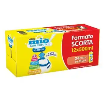 Paniate Latte crescita classico promo 12 x 500ml offerta