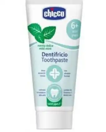 Chicco dentifricio menta dolce 6 anni+