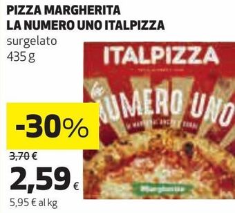 Ipercoop Pizza margherita la numero uno italpizza surgelato offerta