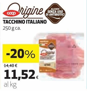 Coop Tacchino italiano offerta