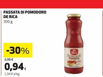 Coop Passata di pomodoro de rica offerta
