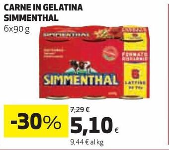 Coop Carne in gelatina simmenthal offerta