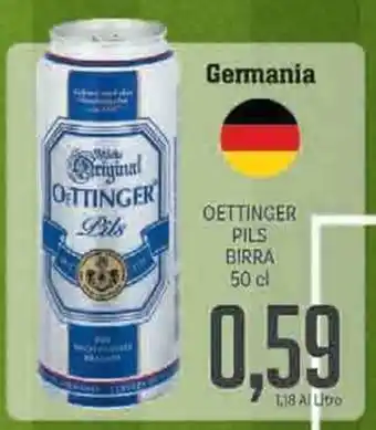 Germania Oettinger Pils Birra 50cl