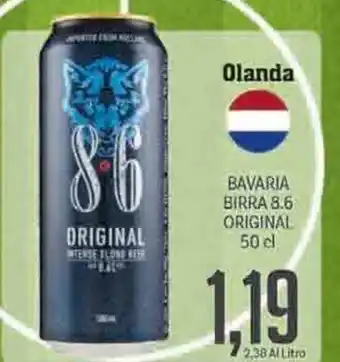 Supermercati Piccolo Bavaria Birra 8.6 Original 50cl offerta
