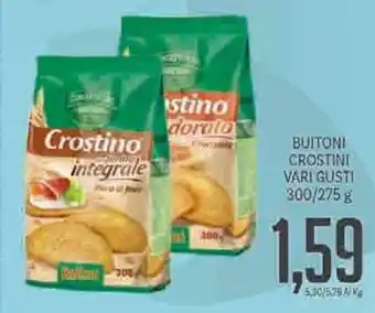 Supermercati Piccolo Buitoni Crostini 300/275g offerta
