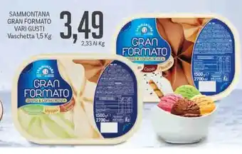 Supermercati Piccolo Sammontana Gran Formato 1,5kg offerta