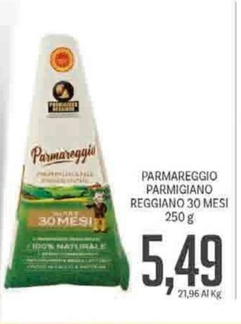 Supermercati Piccolo Parmareggio Parmigiano Reggiano 30 Mesi 250g offerta