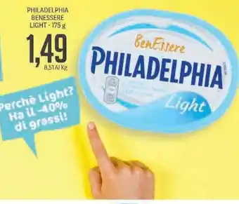 Supermercati Piccolo Philadelphia Benessere Light 175g offerta