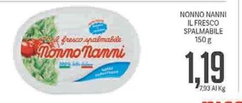 Supermercati Piccolo Nonno Nanni Il Fresco Spalmabile 150g offerta