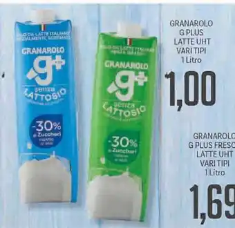Supermercati Piccolo Granarolo G Plus Latte uht 1L offerta