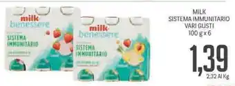 Supermercati Piccolo Milk Sistema Immunitario 100gx6 offerta