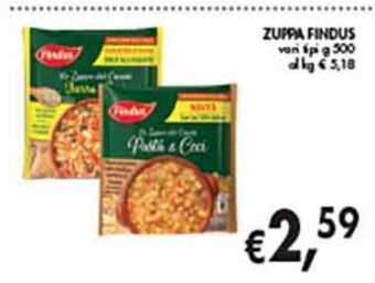 Supermercato Coal Zuppa findus offerta