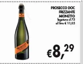 Supermercato Coal Prosecco doc frizzante mionetto offerta