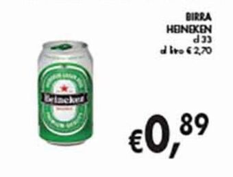 Supermercato Coal Birra heineken offerta