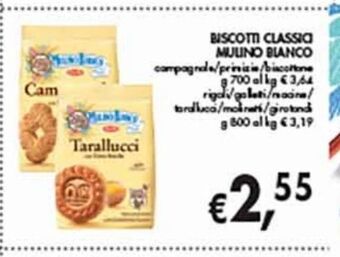 Supermercato Coal Biscotti classici mulino bianco offerta