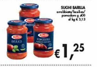 Supermercato Coal Sughi barilla offerta