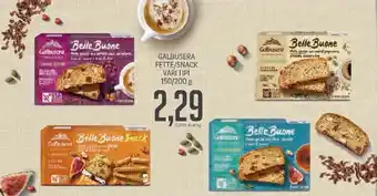 Supermercati Piccolo Galbusera Fette/Snack 150/200g offerta