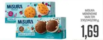 Supermercati Piccolo Misura Merendine 230/240/290g offerta