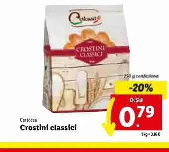 Lidl Crostini classici offerta