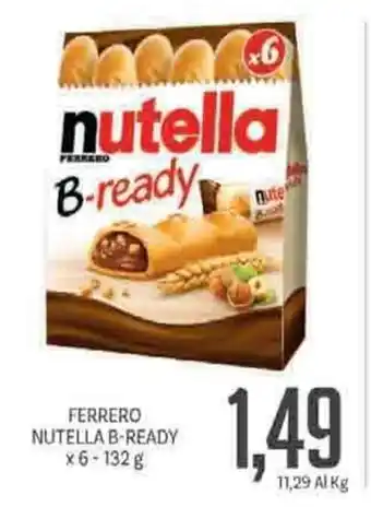 Supermercati Piccolo Ferrero Nutella B-Ready 6-132g offerta