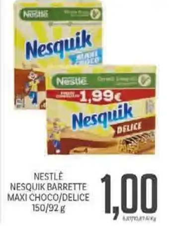 Nestlé Nesquik Barette Maxi Choco/Delice 150/92g