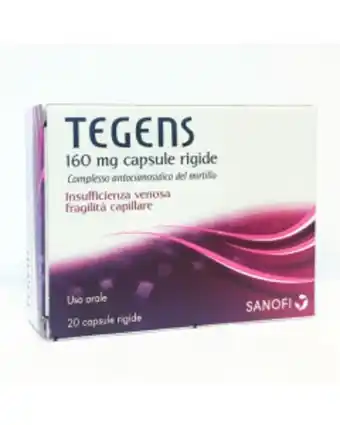Parafarmacia Più Medical Tegens 20 capsule rigide 160 mg offerta