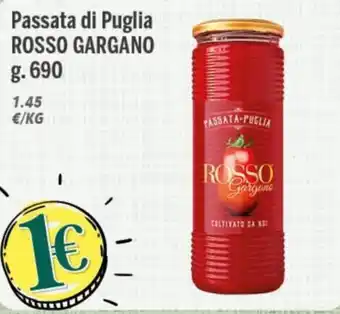 Supermercati Dok Rosso Gargano Passata di Puglia g.690 offerta